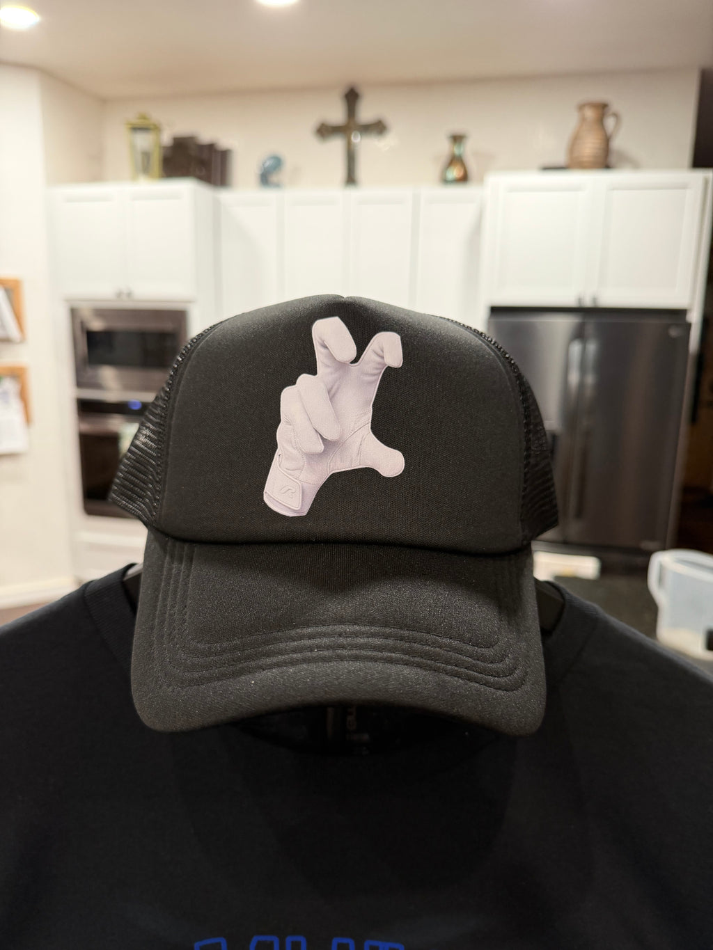 Trucker 6 Panel Hat Foam Front with logo claw
