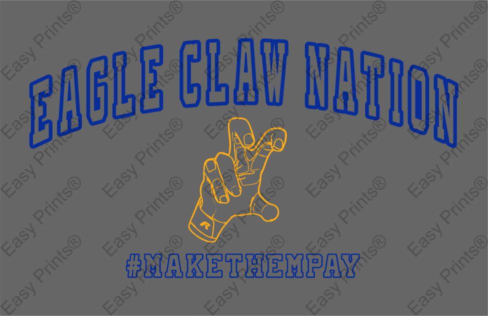 Eagle Claw Nation Blue SS T-shirt